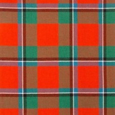 Sinclair Red Ancient 16oz Tartan Fabric By The Metre
